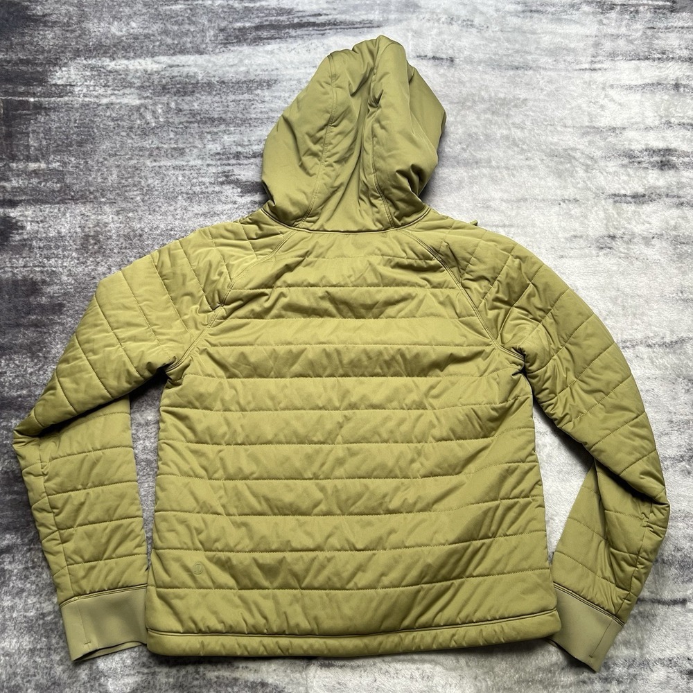 Women's Lululemon Dynamic Movement Hoodie Bronze Green Size 8 Jacket - Picture 6 of 6